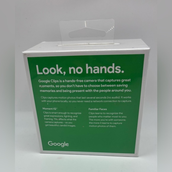 Google Clips Smart Camera 16GB Wi-Fi Bluetooth New Sealed - Picture 2 of 7